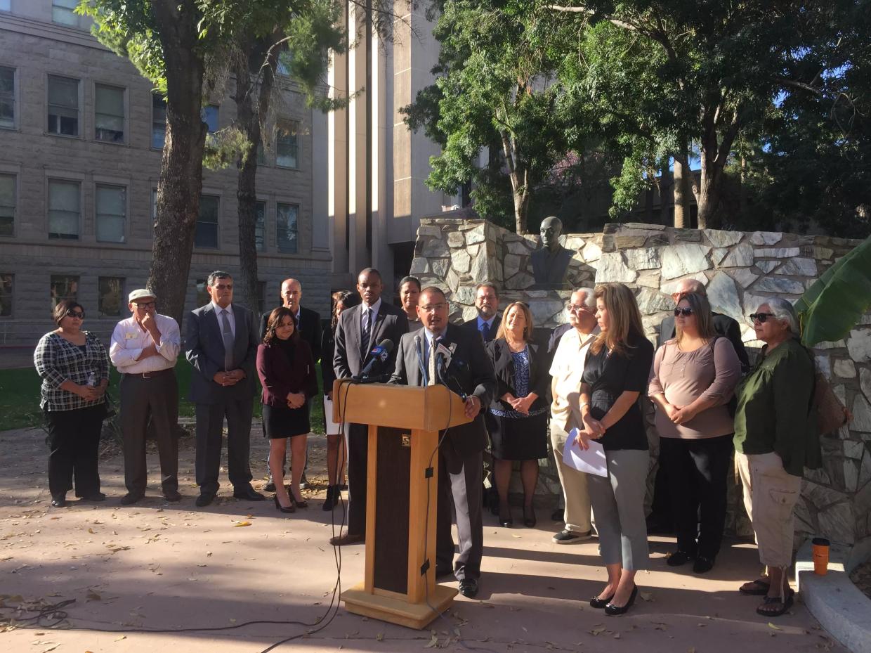 “We Are Not A Dumping Ground”: South Phoenix Leaders Protest Prisoner Re-Entry Center