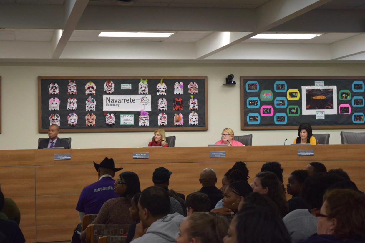 As Parents Address Racist Video, Chandler School Board President Exits Meeting