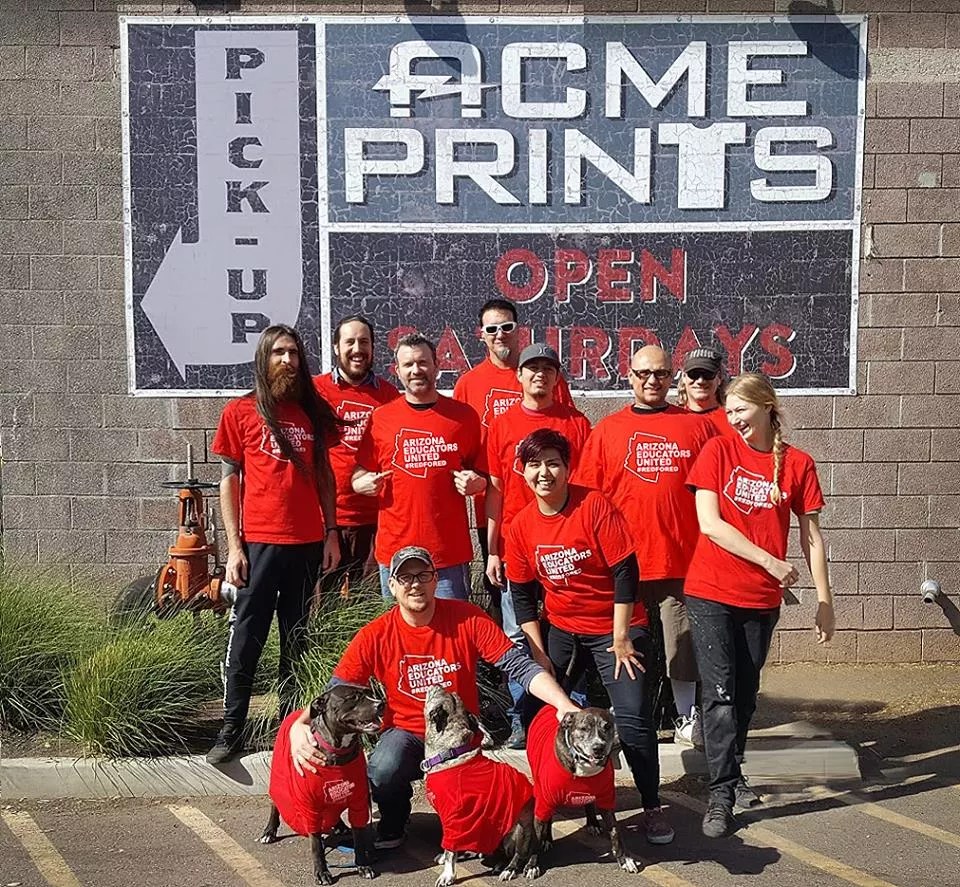 How a Conspiracy Theorist Blocked #RedForEd T-Shirt Sales