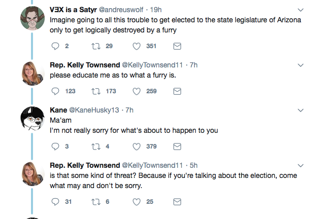 Representative Kelly Townsend Wants to Know What a Furry Is