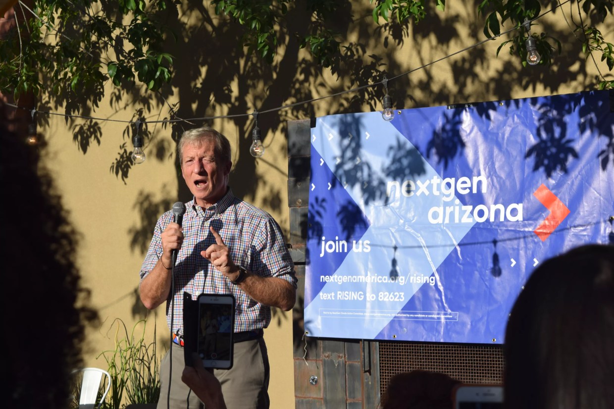Tom Steyer Wants to Turn Arizona Blue, but First He Needs to Beat the Utility Company