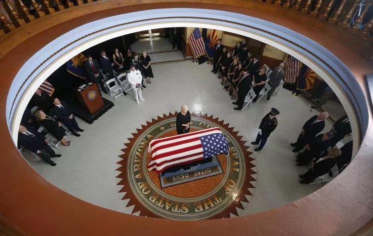 Thursday’s Schedule of Services for Senator John McCain