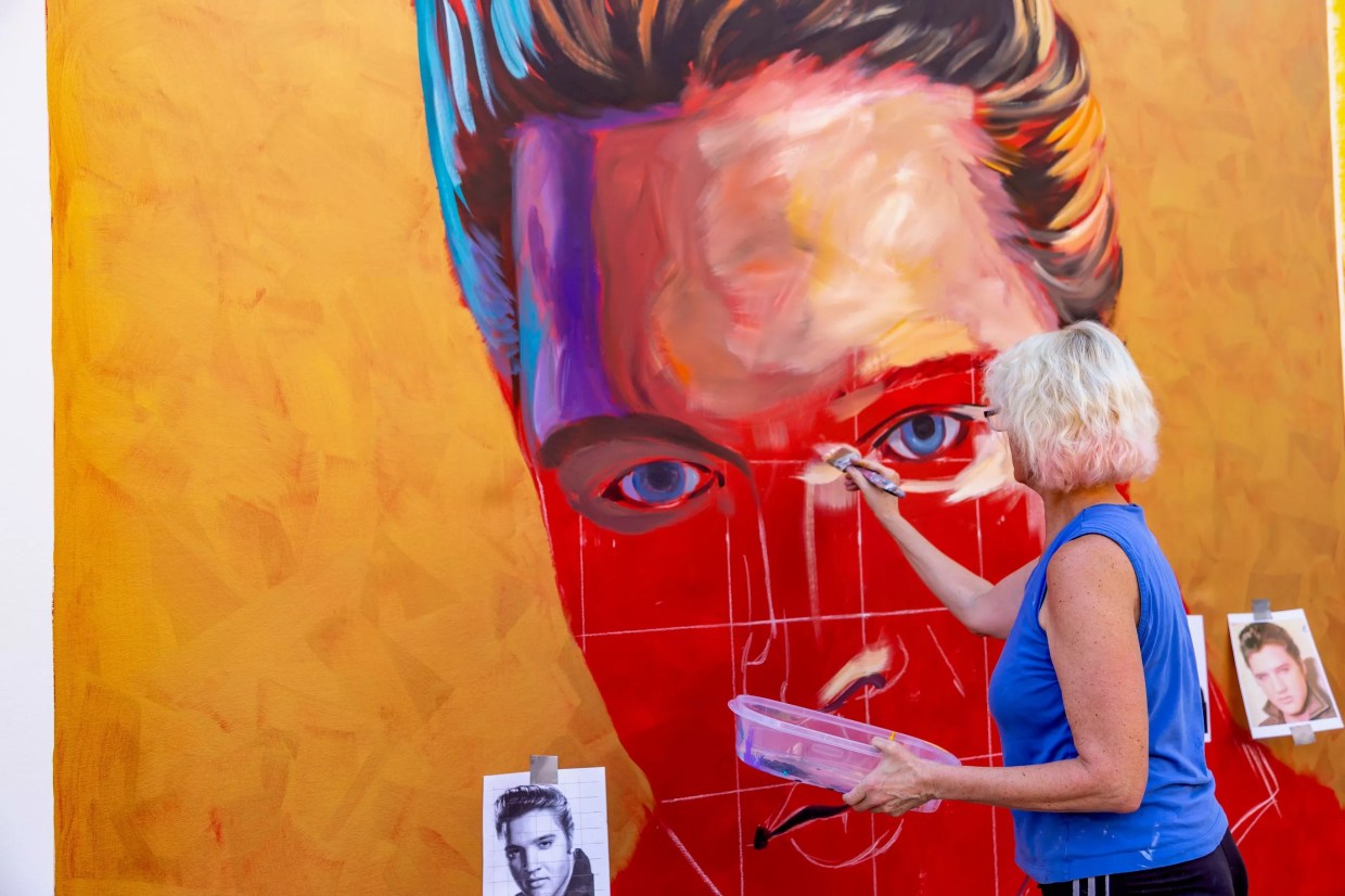 Check Out These New Musician-Themed Murals at Tempe Marketplace