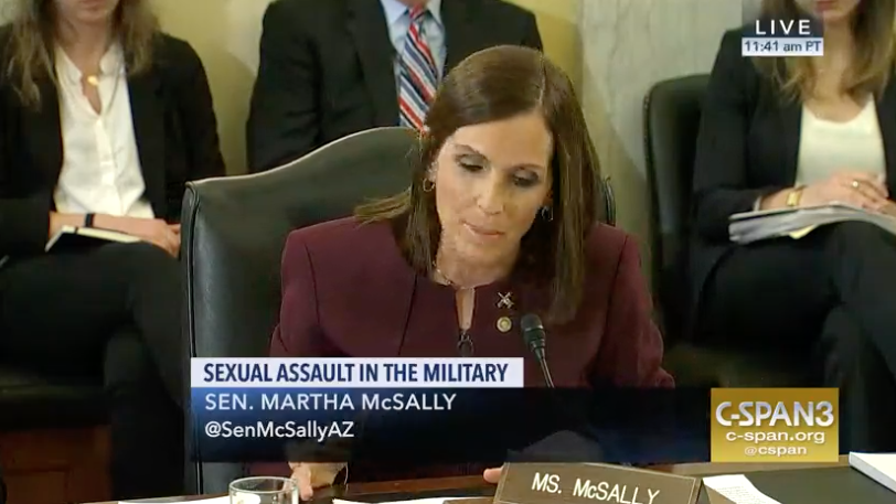 Senator Martha McSally Said She Was Raped by Air Force Superior