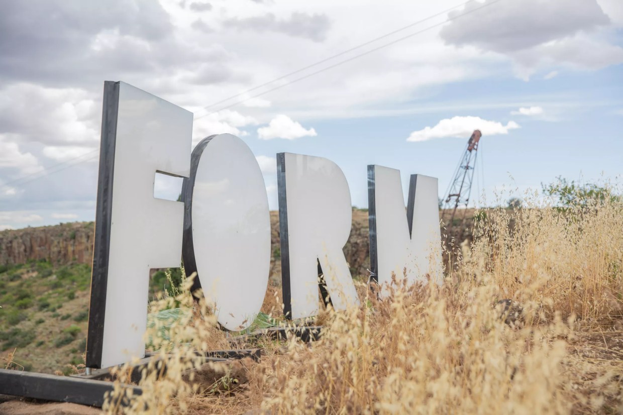 Big letters spelling out the word FORM.
