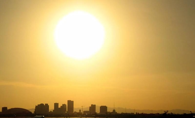A sun in the sky