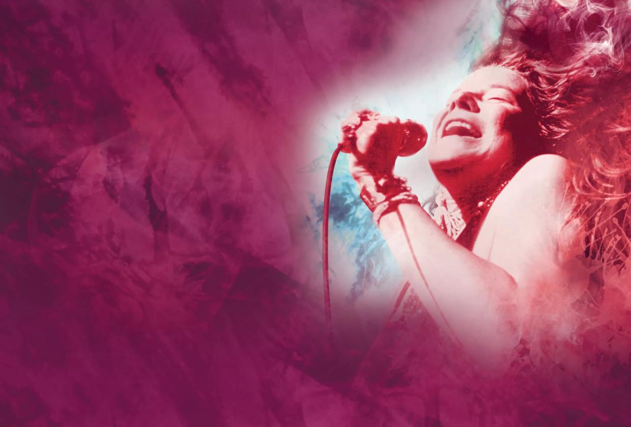 Mary Bridget Davies Embodies the Late Singer Janis Joplin in Musical