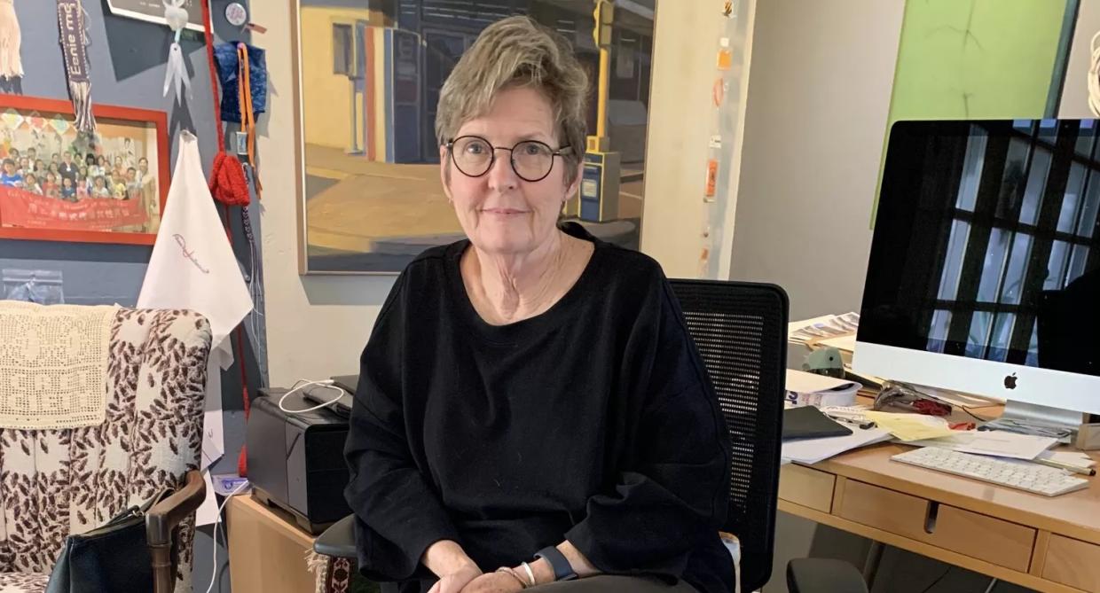 Ann Morton’s ‘Violet Protest’ Politicizes Fiber Art