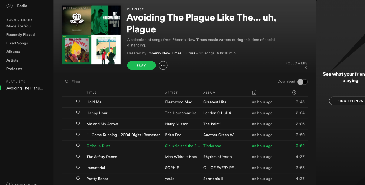 Help Us Build Our Social Distancing Playlist