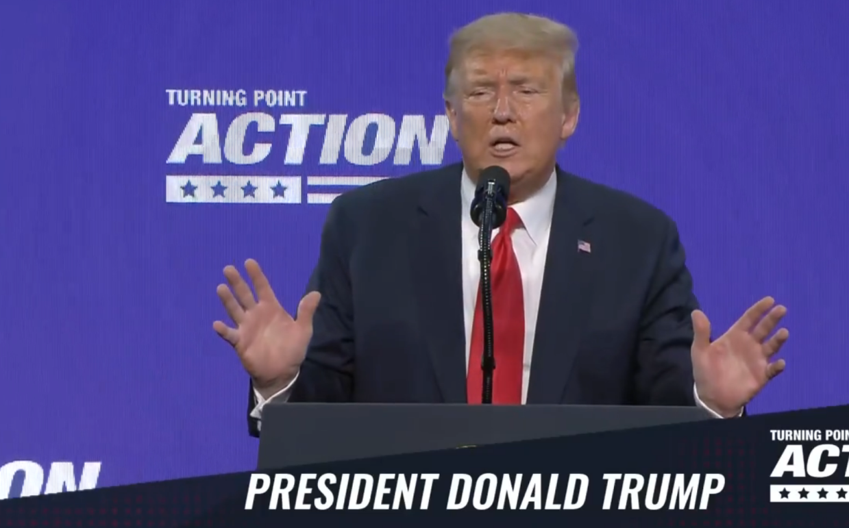 Trump Makes Law-and-Order Pitch in Phoenix While Arizona COVID-19 Cases Surge