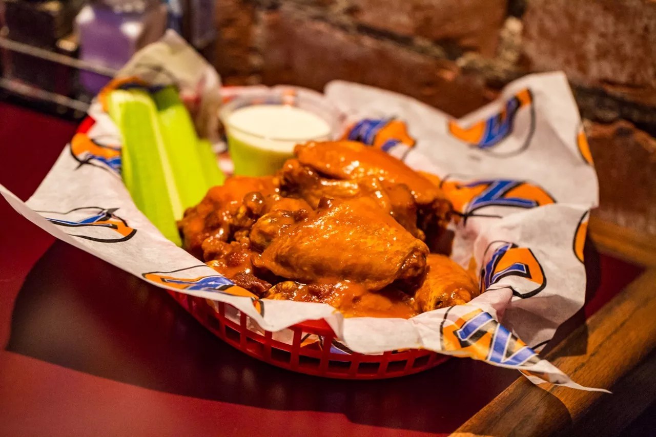 Wings at Zipp's.