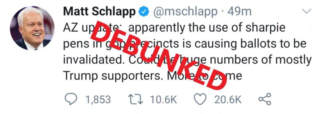 No, Sharpies Are Not Disqualifying Your Ballot