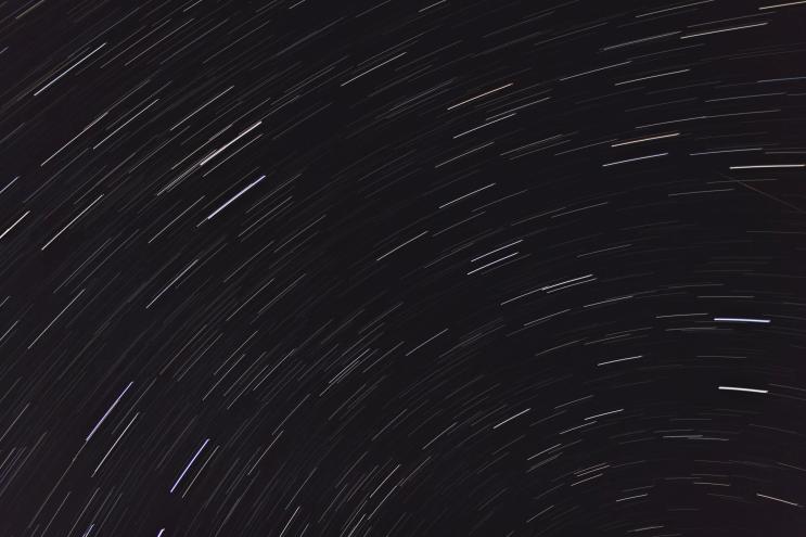 A meteor shower.