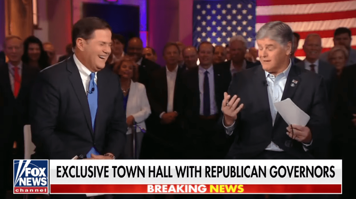Ducey Tells Sean Hannity He Prioritized ‘Lives and Livelihoods’ During Pandemic
