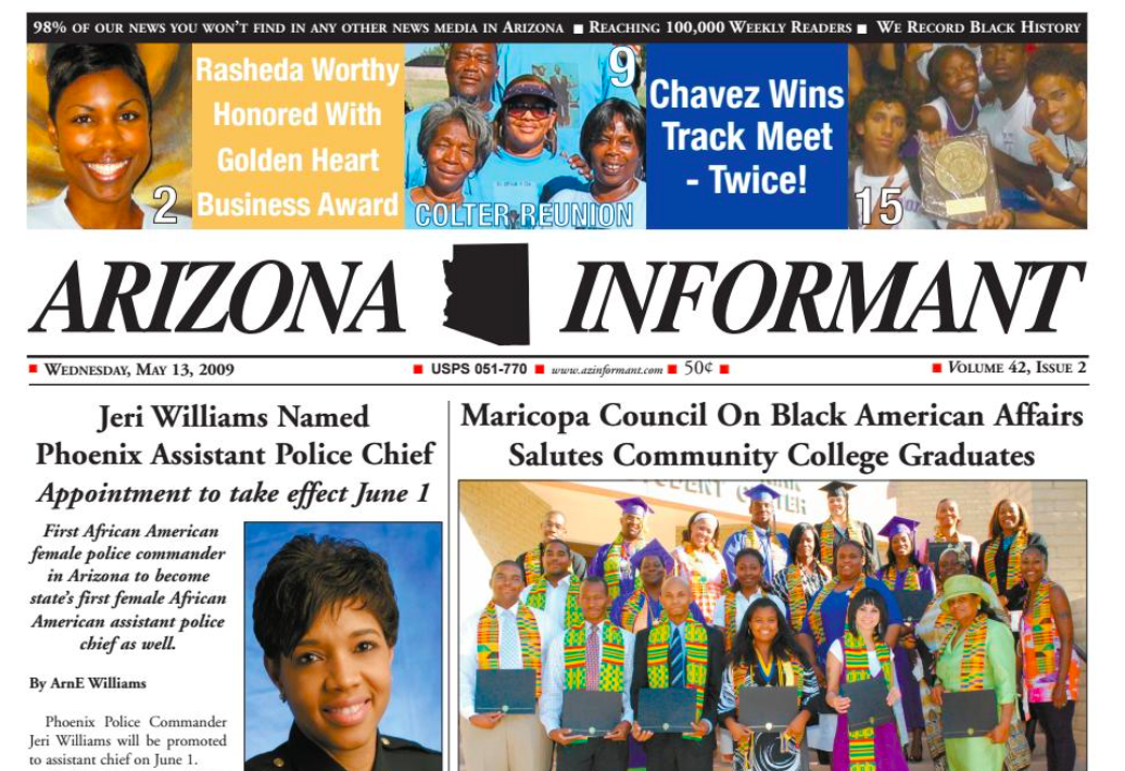 Fifty Years on, the <i>Arizona Informant</i> Is Still Covering the Black Community