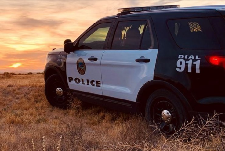 A Gila River Police Department vehicle