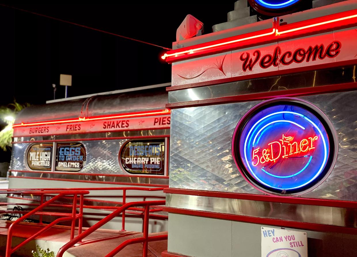 5 & Diner exterior.