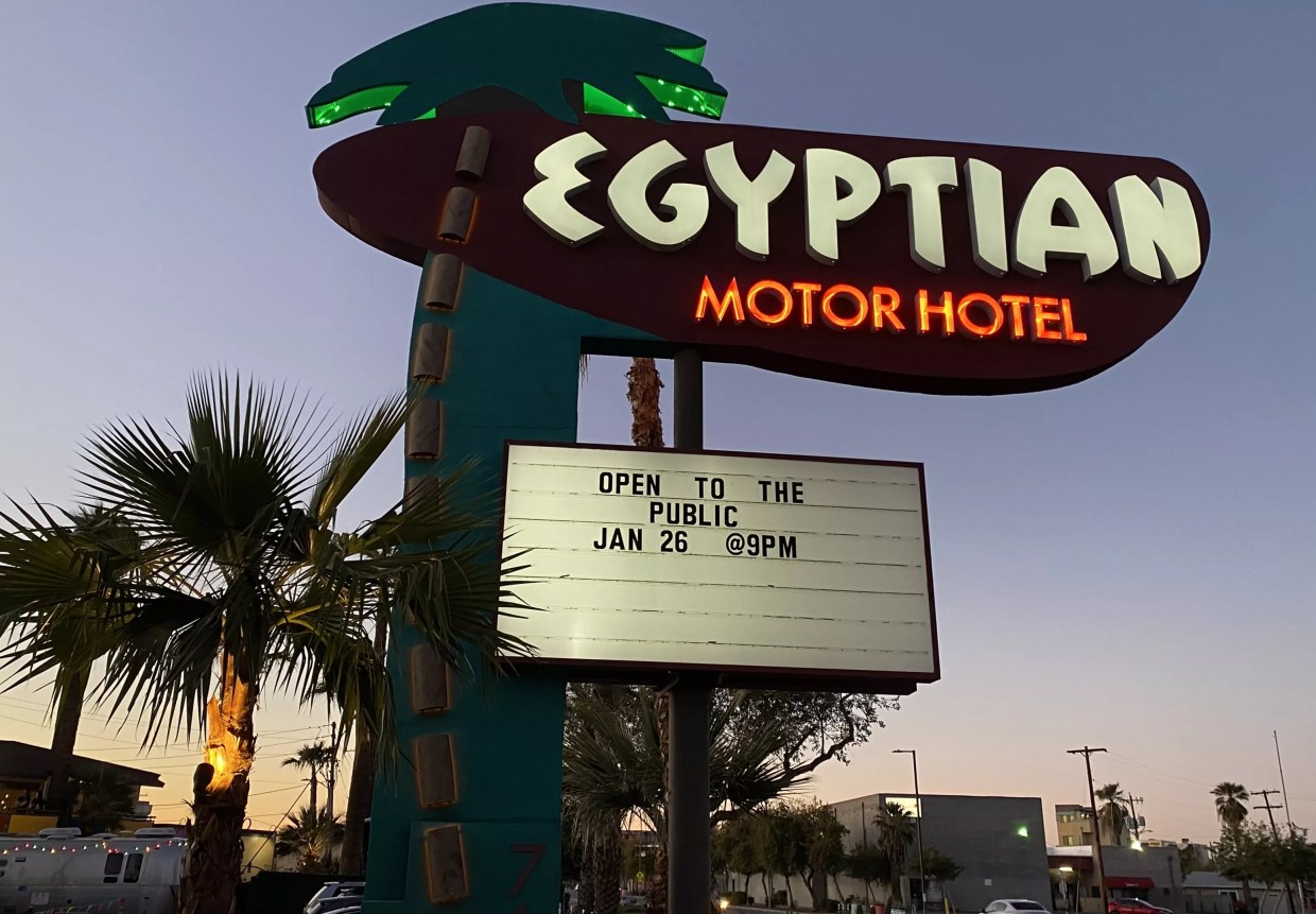 The New Egyptian Motor Lodge in Central Phoenix Lets Locals Join the Party