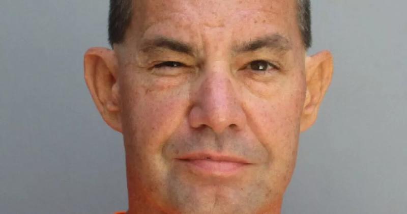 a mugshot of a man