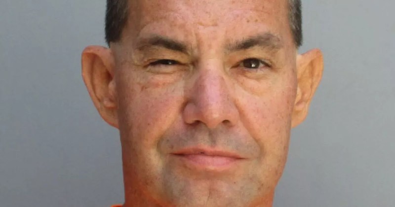 a mugshot of a man