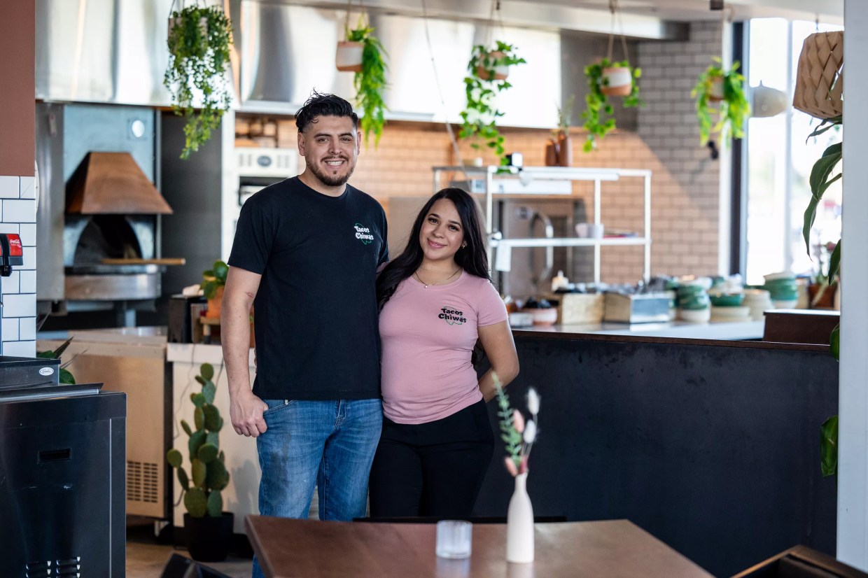 Armando Hernandez and Nadia Holguin.