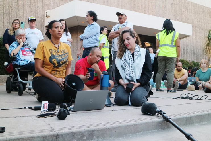 Attendees at a Nov. 17 event at Arizona State University in Tempe