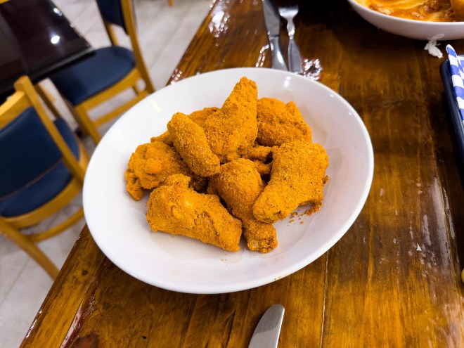 A bowl of CC's on Central wings.