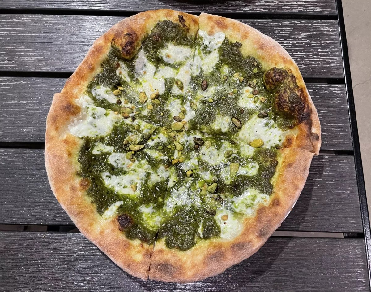 Pesto pizza at Source in Gilbert.