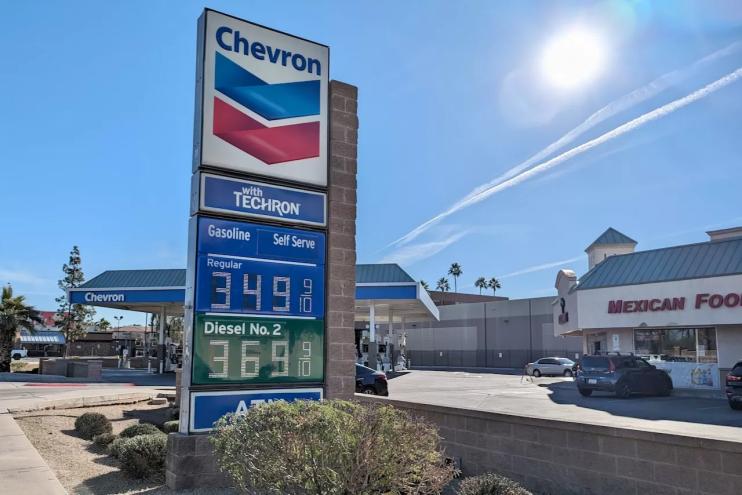 Gilligan's Chevron on Indian School Road Phoenix