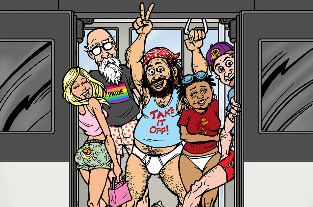 Your guide to the Phoenix No Pants Light Rail Ride 2024 on Sunday