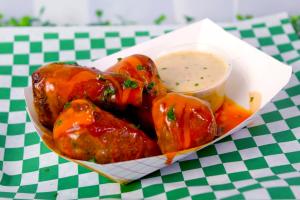 Trash Panda vegan wings.