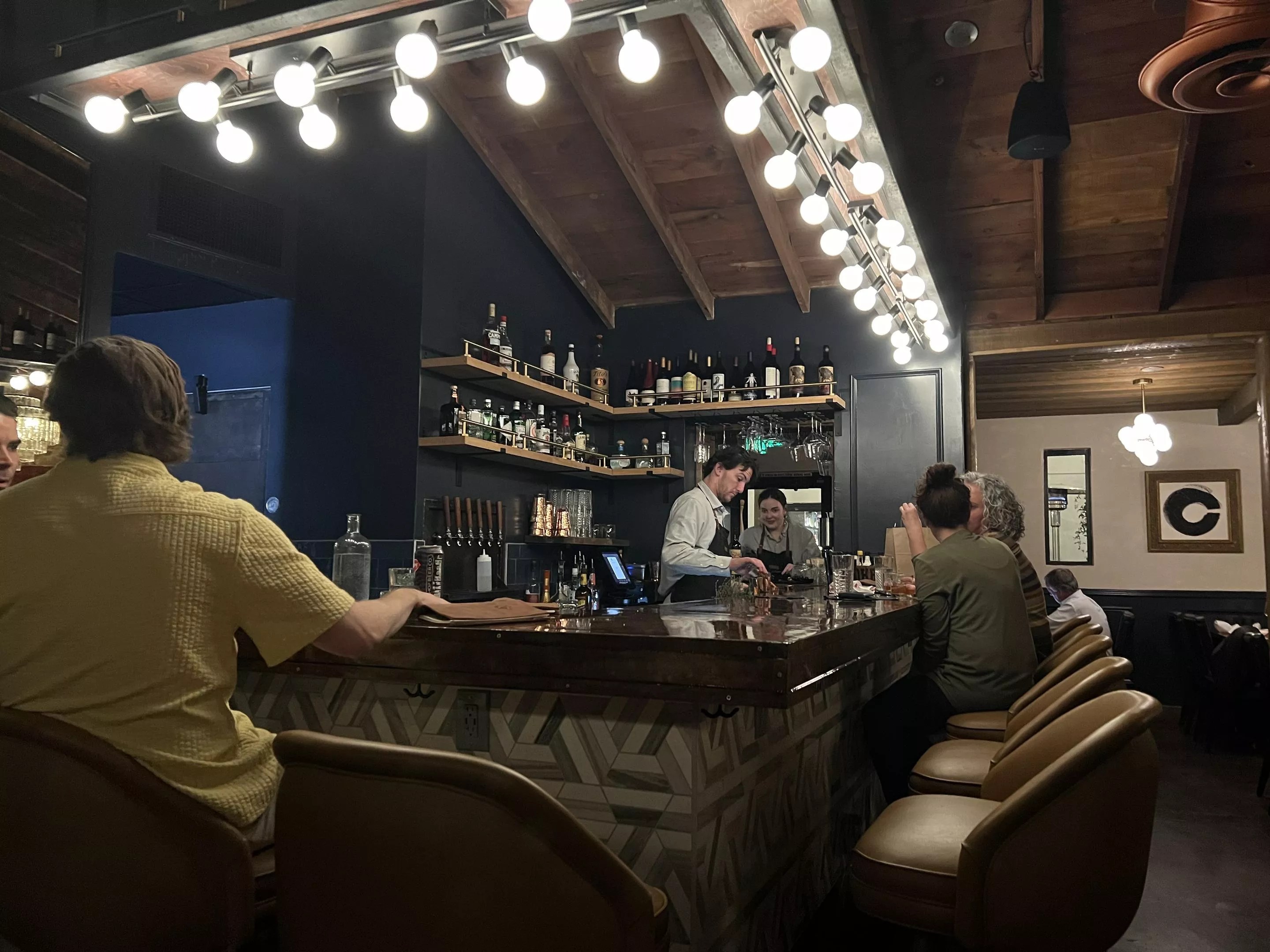 Bar at Copper & Sage.