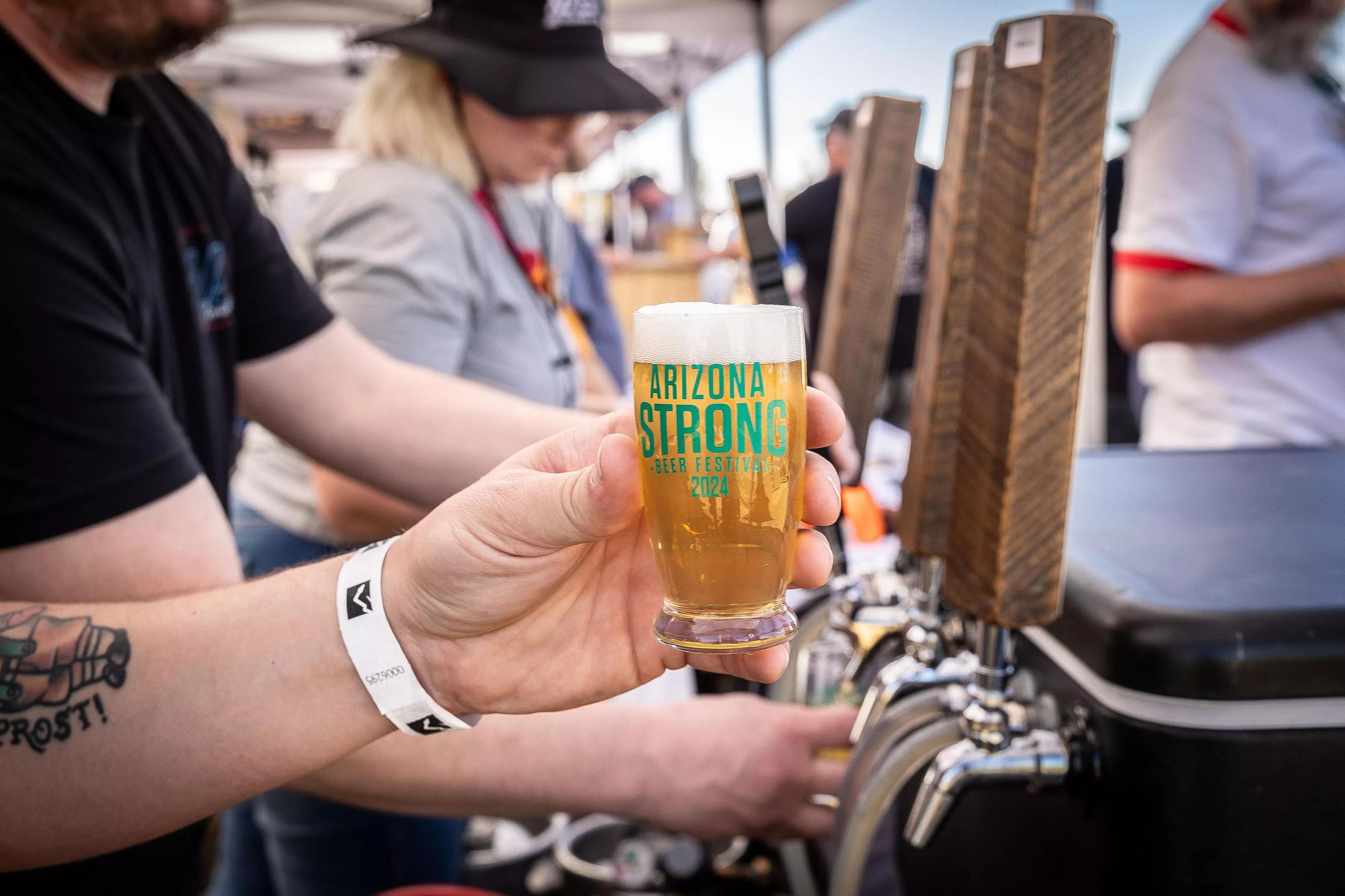 Strong Beer Festival pour.