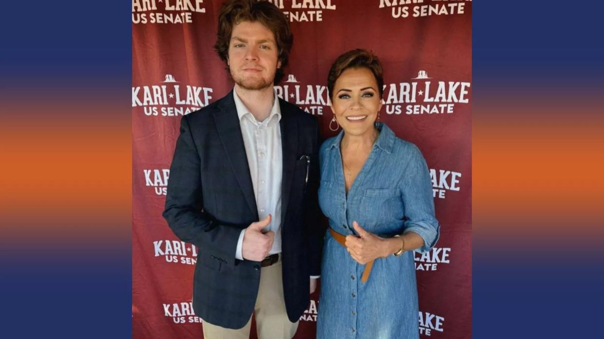 Wade Searle and Kari Lake