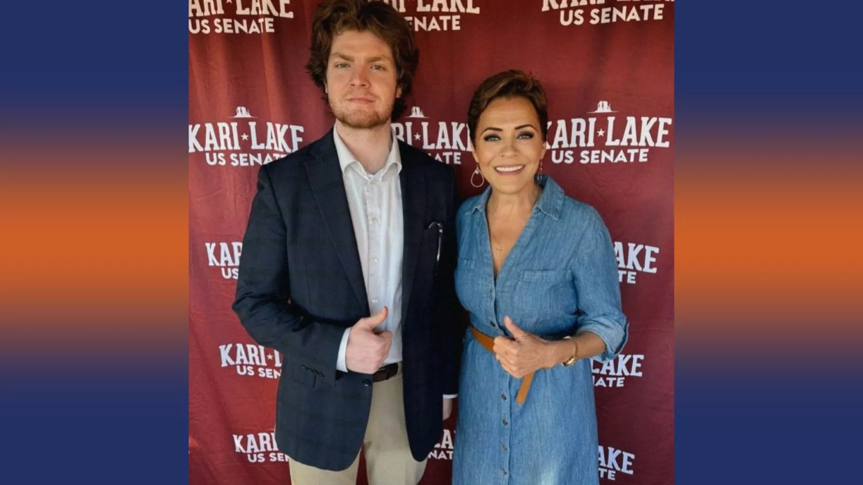 Wade Searle and Kari Lake