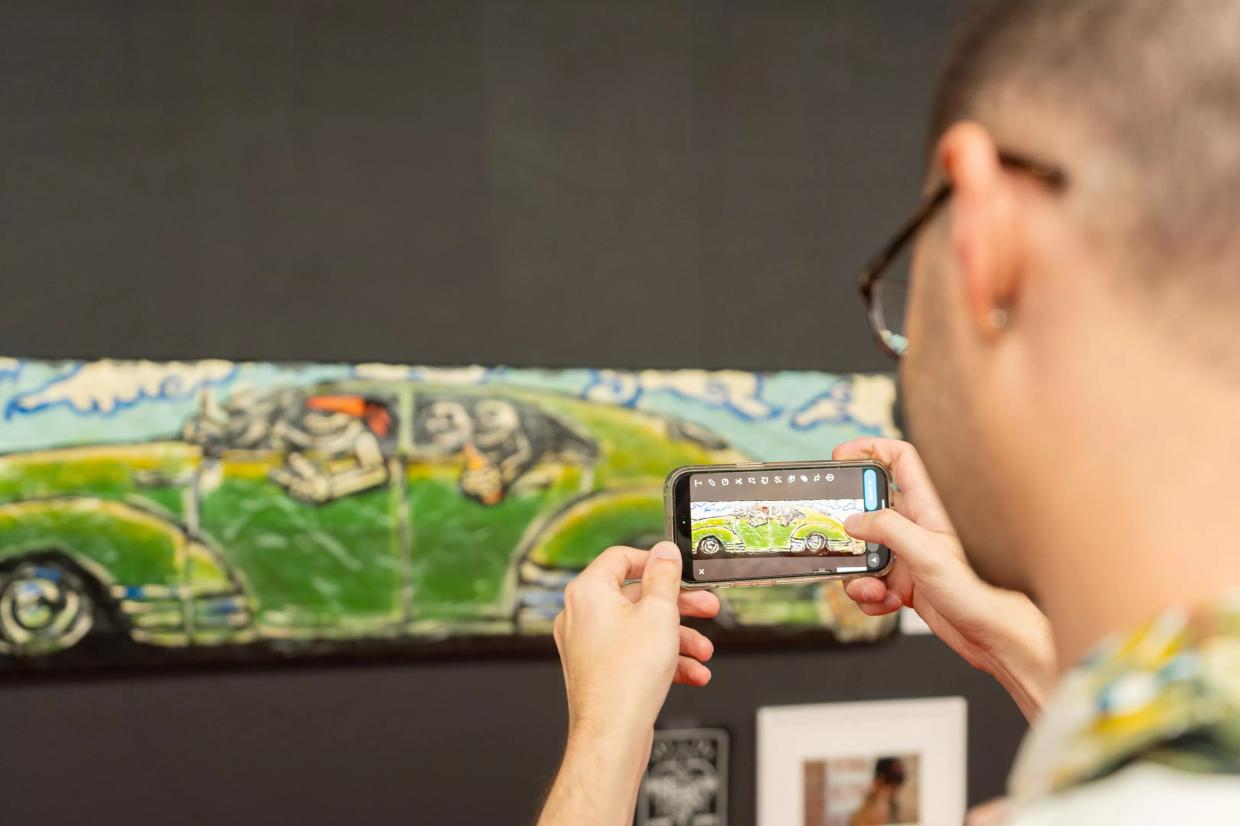 Metro Phoenix art community flocked to Tempe’s Danelle Plaza for ‘All In’ show