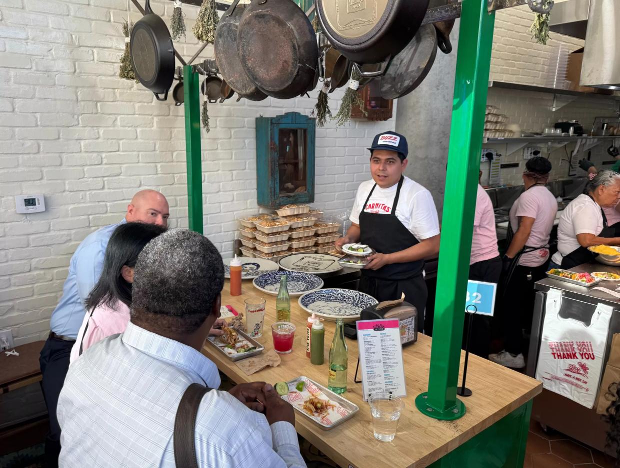 The chef's table at Taco Chelo Tempe.