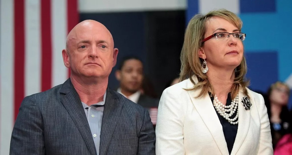Mark Kelly and Gabby Giffords