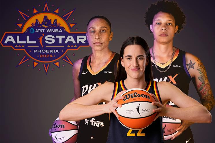 brittney griner, diana taurasi and caitlin clark