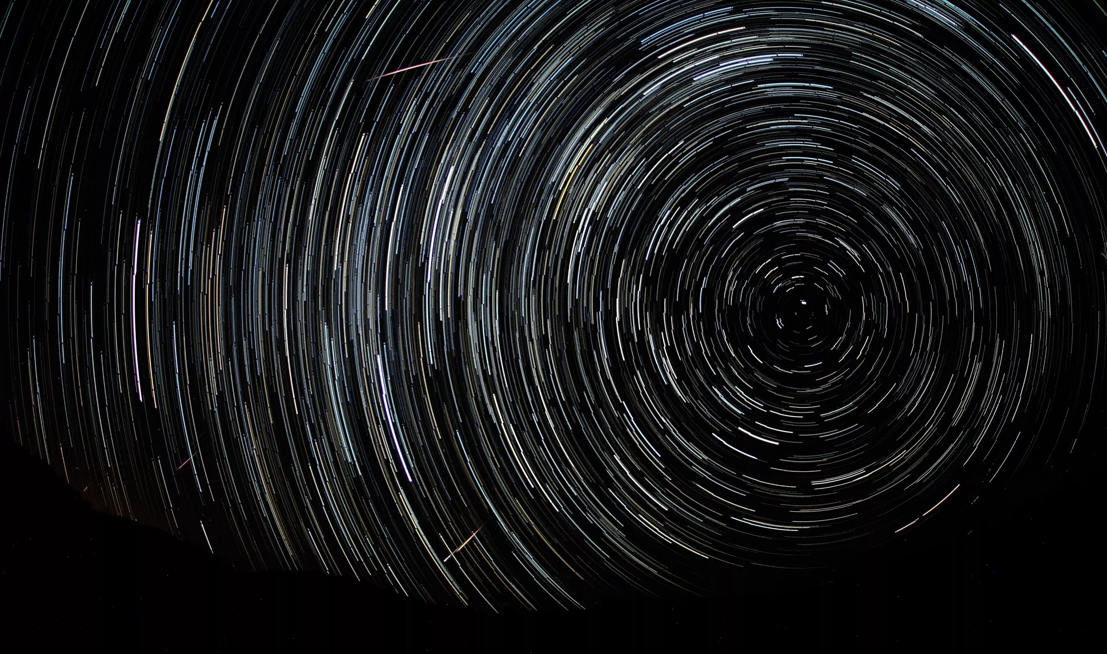 A meteor shower.