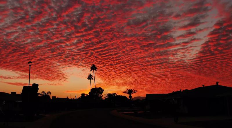 sun city at sunset