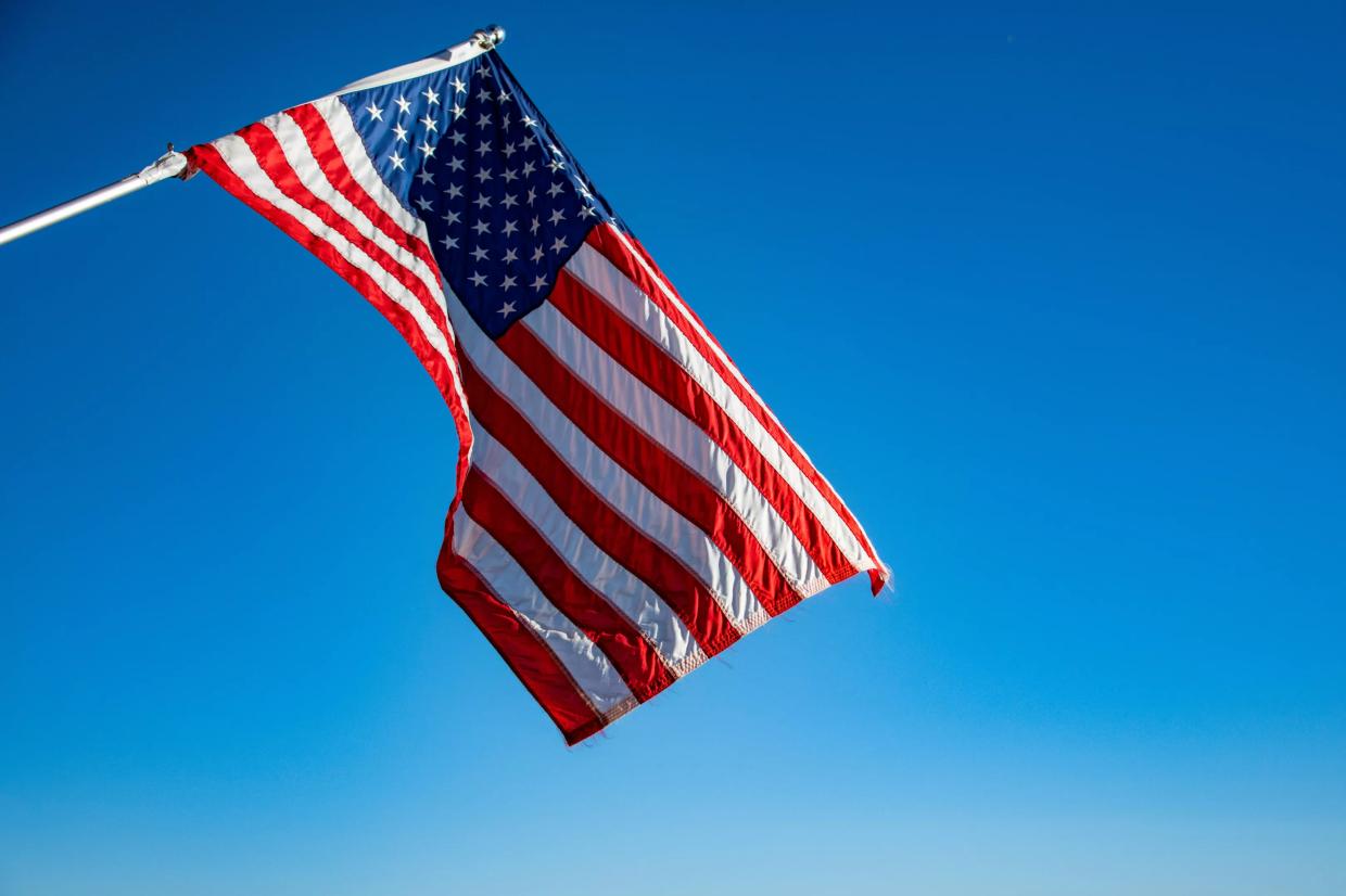 An American flag