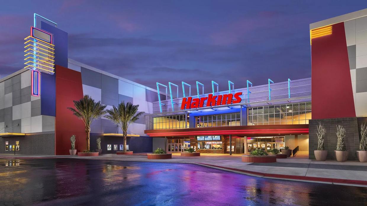 A movie theater.