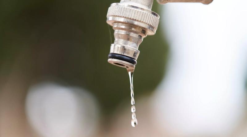 a dripping faucet