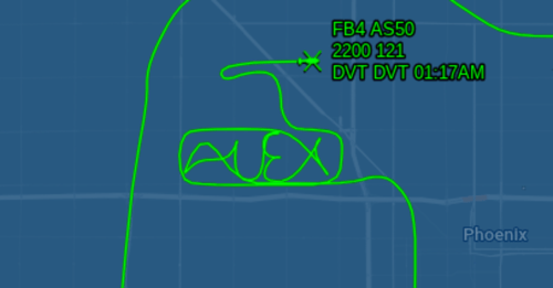 Police disciplined chopper pilot who spelled name in sky