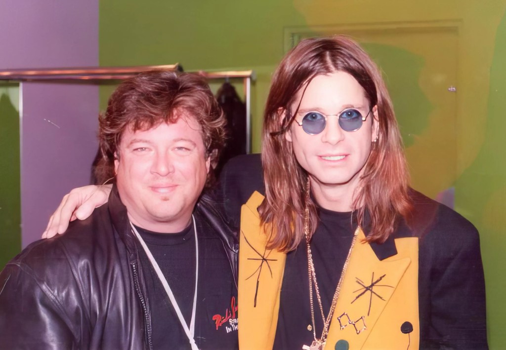 An undated photo of Phoenix concert promoter Danny Zelisko with the late Ozzy Osbourne.
