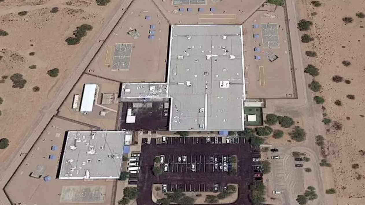 a prison seen from above