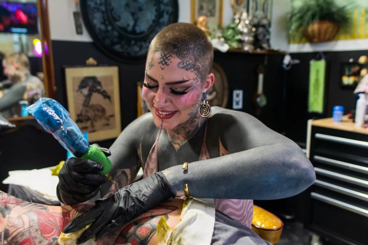 ‘We all vibe together’: Meet Sarah Elizabeth of Temperance Tattoo Collective