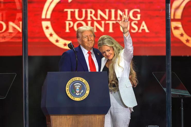 donald trump and erika kirk